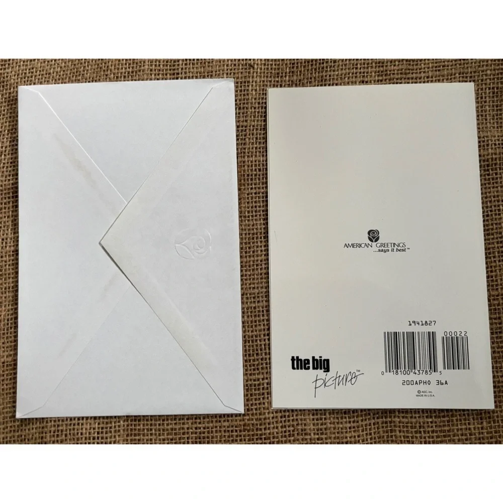 American Greetings The Big Picture Little Girls Playing Dress Up Blank Note Card